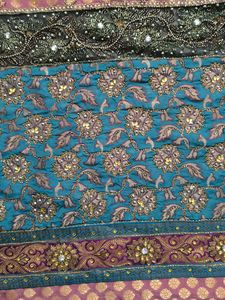 Hand work Banarasi Saree