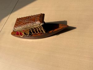 Handcrafted Wooden Shikara Boat