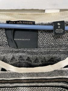 🎀Imported Patterned Knit Pullover Sweater D