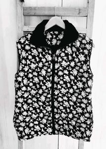 Floral Print woolen Vest size-36