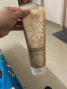 Snowflakes and Cashmere lotion