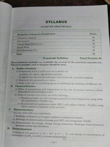 CLASS 12TH CHEMISTRY PRACTICAL BOOK 📚!