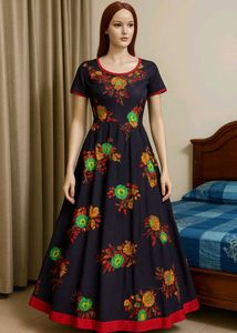 Floral Embroidered Dress