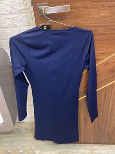 Navy Blue Mini Dress