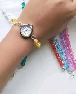 Colorful Beaded Watch Bands
