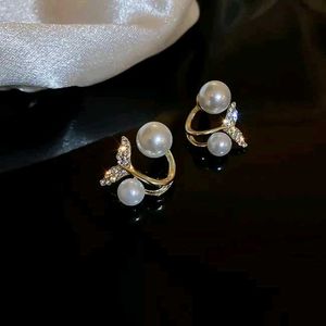 Pearl Butterfly dual two in One Earrings✨🤍