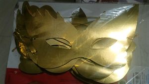 Gold Party Masks