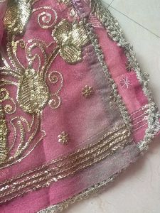Beautiful Golden Sequence Work Dupatta