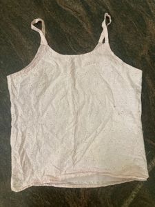 Baby Pink Sleeveless Top🌷