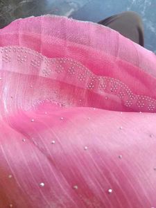 Elegant Pink zimmy chho saree