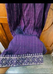 Sequence Embroidered Kurti Set