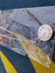 Clock Pendant Necklace
