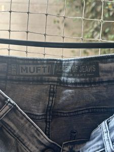Mufti Brand Tappered Stretchable Jeans 32