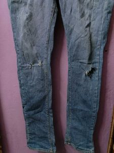 Distressed Denim Jeans