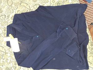 Brand New Navy Blue Designer Collared Shirt