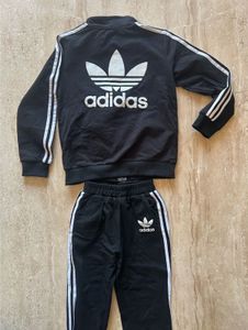 Adidas Kids Tracksuit - Black &amp; White
