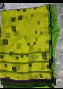 New Sarree With Unstich Blouse