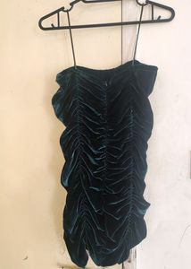 Green Ruffled Dress