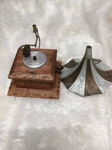 Miniature Vintage Gramophone Showpiece
