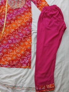 Embroidered Jaipuri Kurta