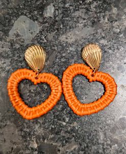Heart Drop Earrings