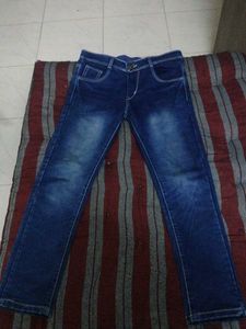 Dark Blue Denim Jeans