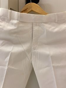 White Straight Leg Pants
