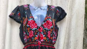 I. Floral Print Maxi Dress