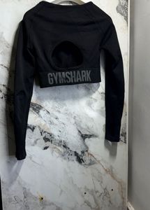 Gymshark Black Cropped Long Sleeve