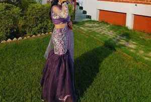 Elegant fish cutLehenga Choli Set