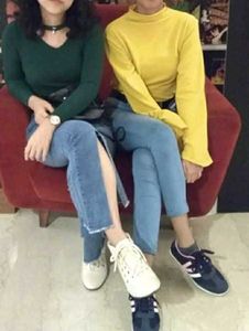 Flounce Sleeve Mock Neck Top (Winter)