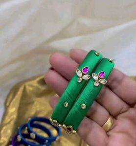 beautiful silk thread Bangles