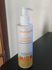 Wishcare Sunscreen Body Lotion 𝜗𝜚