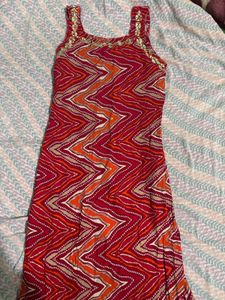 Patterned Sleeveless kurti 🌺