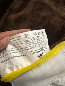 Heated Double Brown Blanket or Bed Warmer