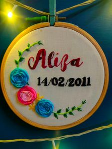 Name Embroidery Frame