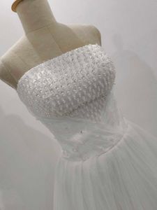 embellished white gown