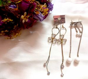 Fancy Trendy Earrings- Combo Of 2