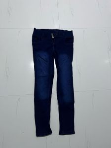 Dark Wash High-Waisted Jeans