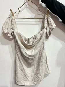 Chic Cream Mini Dress from Abercrombie &amp; Fitch