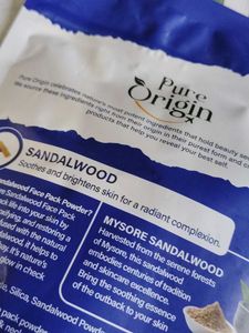 Mysore Sandalwood Face Pack Powder