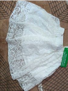 Benetton Lace Skirt - Adorable!