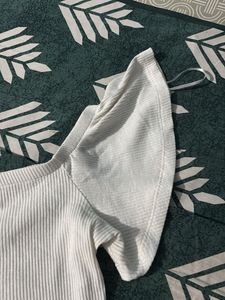 Mango Basics Ribbed Top