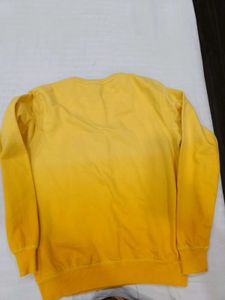 Y2k Yellow Graphic Sweatshirt