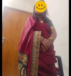 Amazing Banarasi Silk Embroidery Work Saree