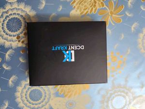 Dcent Kraft Genuine Leather Wallet with brand Box