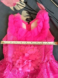 Pink Ruffle Flower Girl Dress