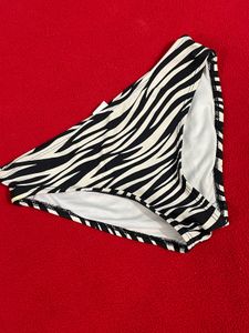 Zebra Print Bikini Bottom