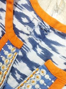 Blue Colour Kurta