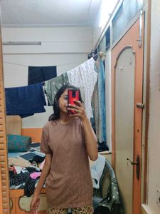 Casual Brown T-shirt
